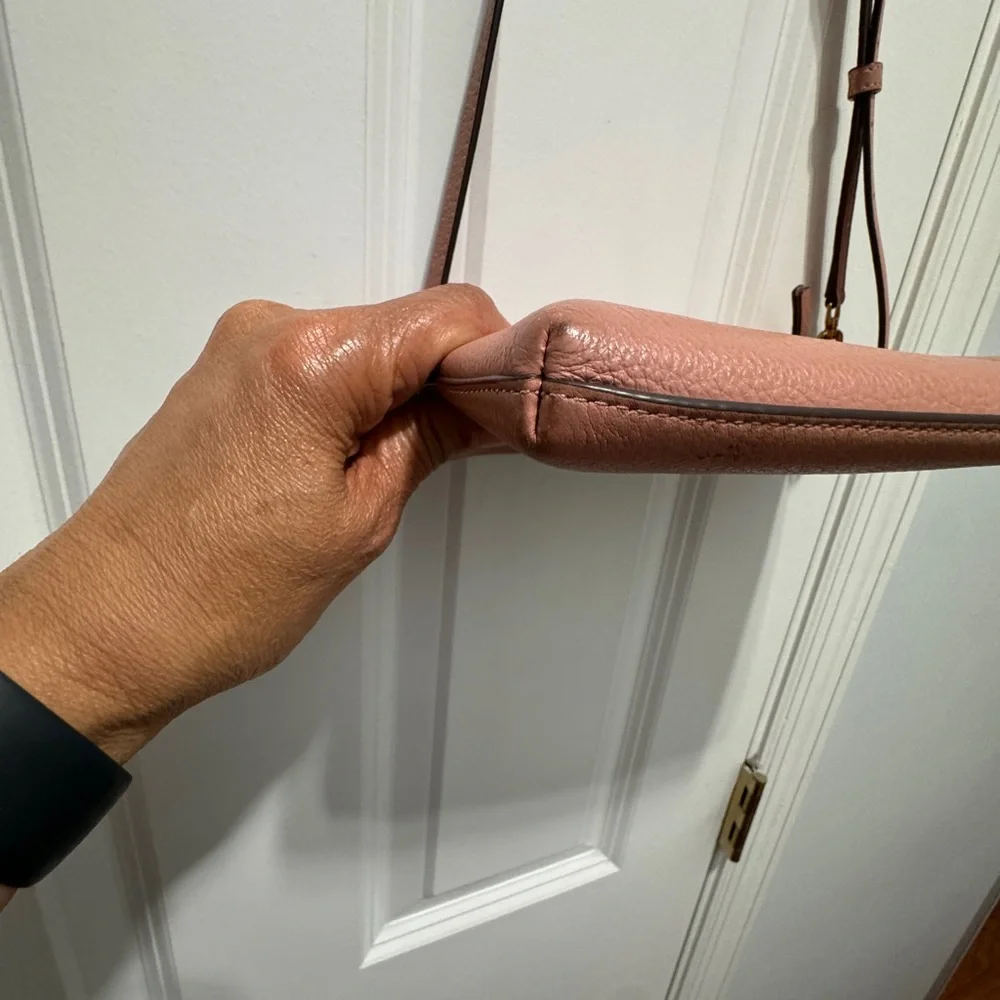 Tory Burch pink crossbody leather bag